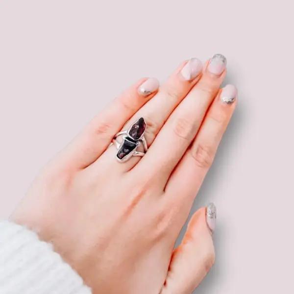 Granaat Ring Maat 51